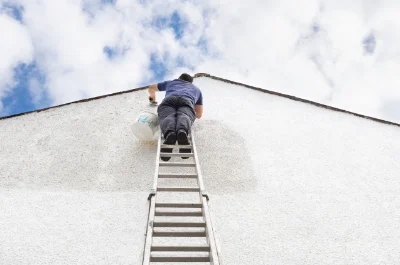 Peinture extérieure à Bouin-Plumoison — façades et ravalement